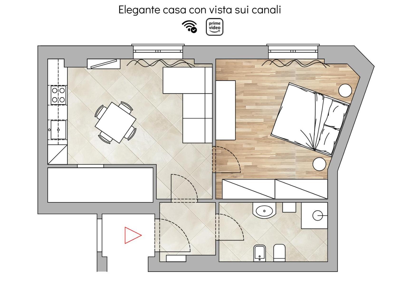 Near The Port-Elegante Appartamento Con Vista Sui Canali ليفورنو المظهر الخارجي الصورة